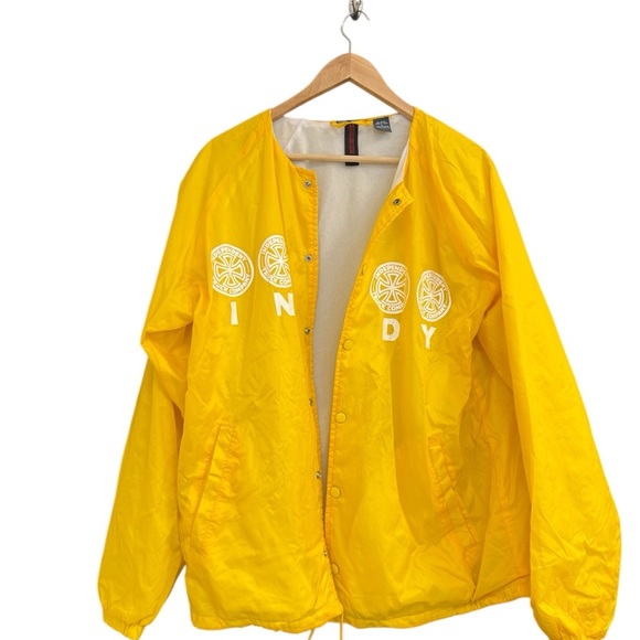 Independent men’s L vintage Y2K skate windbreaker- no collar was removed. GUC - Picture 2 of 15